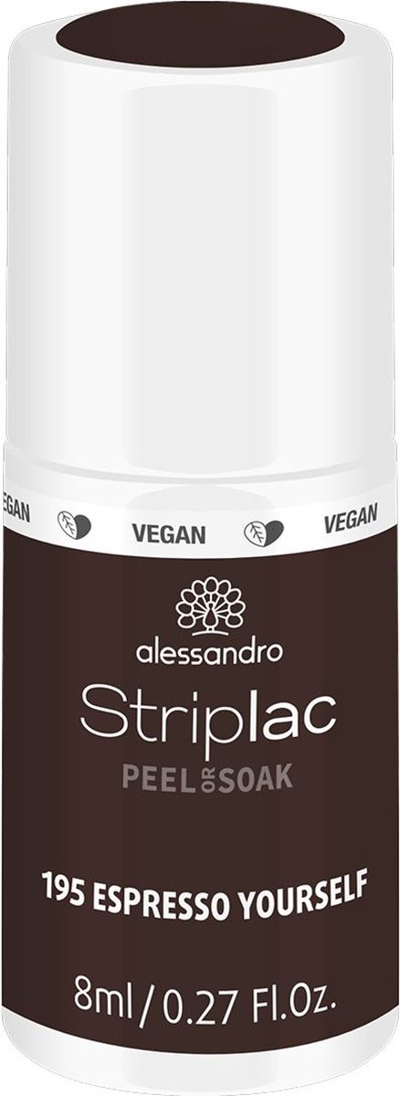 Goedkoopste Alessandro Striplac Peel or Soak - 195 Espresso Yourself - Gel Nagellak - 8 ml