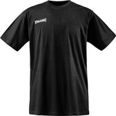 Spalding Promo T-Shirt Heren - Black | Maat: S