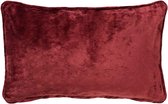 CHLOE | Sierkussen 30x50 cm | Merlot | Rood | Hoii | met duurzame kussenvulling