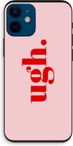 Case Company® - Coque pour iPhone 12 Mini - Ugh - Protection de téléphone biodégradable - Tous les côtés et protection des bords de l'écran