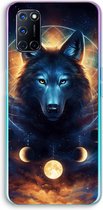 Case Company® - Hoesje geschikt voor Oppo A52 hoesje - Wolf Dreamcatcher - Soft Cover Telefoonhoesje - Bescherming aan alle Kanten en Schermrand