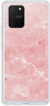 Case Company® - Hoesje geschikt voor Samsung Galaxy S10 Lite hoesje - Roze marmer - Soft Cover Telefoonhoesje - Bescherming aan alle Kanten en Schermrand