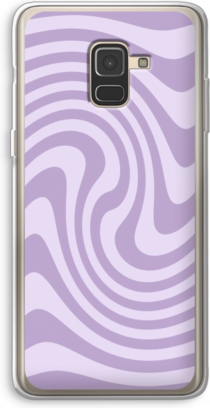 Case Company® - Coque Samsung Galaxy A8 (2018) - Swirl Violet - Coque  Souple pour... | bol.com