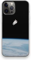 Case Company® - Hoesje geschikt voor iPhone 12 Pro Max hoesje - Alone in Space - Soft Cover Telefoonhoesje - Bescherming aan alle Kanten en Schermrand