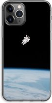 Case Company® - Hoesje geschikt voor iPhone 11 Pro Max hoesje - Alone in Space - Soft Cover Telefoonhoesje - Bescherming aan alle Kanten en Schermrand