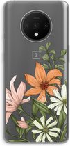 Case Company® - Hoesje geschikt voor OnePlus 7T hoesje - Floral bouquet - Soft Cover Telefoonhoesje - Bescherming aan alle Kanten en Schermrand