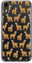 Case Company® - Hoesje geschikt voor iPhone XR hoesje - Alpacas - Soft Cover Telefoonhoesje - Bescherming aan alle Kanten en Schermrand