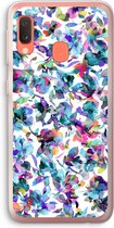 Case Company® - Hoesje geschikt voor Samsung Galaxy A20e hoesje - Hibiscus Flowers - Soft Cover Telefoonhoesje - Bescherming aan alle Kanten en Schermrand