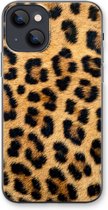 Case Company® - Hoesje geschikt voor iPhone 13 mini hoesje - Luipaard - Soft Cover Telefoonhoesje - Bescherming aan alle Kanten en Schermrand