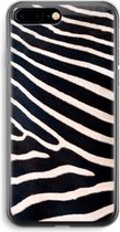 Case Company® - Hoesje geschikt voor iPhone 7 PLUS hoesje - Zebra - Soft Cover Telefoonhoesje - Bescherming aan alle Kanten en Schermrand