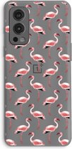 Case Company® - Hoesje geschikt voor OnePlus Nord 2 5G hoesje - Flamingo - Soft Cover Telefoonhoesje - Bescherming aan alle Kanten en Schermrand
