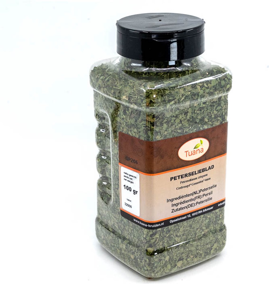 Goedkoopste Tuana Kruiden - Peterselie Gesneden (4mm) - Strooibus 150 Gram - Kruiden Zonder Zout - GP0213