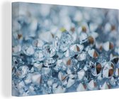 La structure des petits diamants 60x40 cm - Tirage photo sur toile (Décoration murale salon / chambre)
