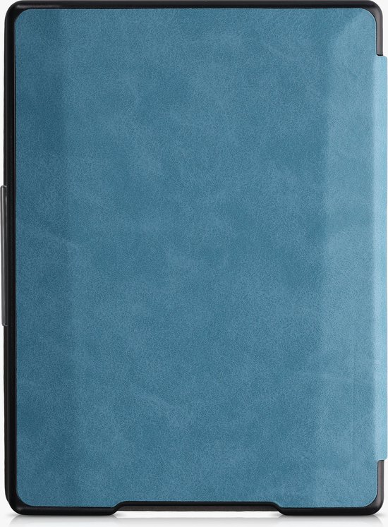 kwmobile e-reader hoesje geschikt voor Kobo Aura H2O Edition 1 hoes - E reader flip case met magnetische sluiting - Ereader cover in petrol van Merkloos — afbeelding 4