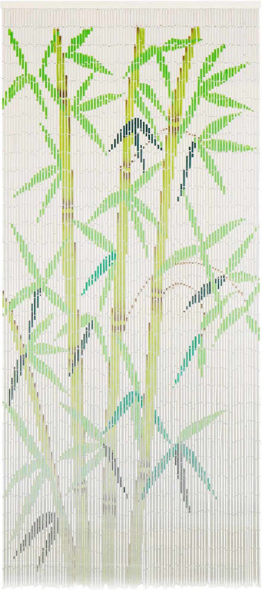 VidaLife Vliegengordijn 90x200 cm bamboe