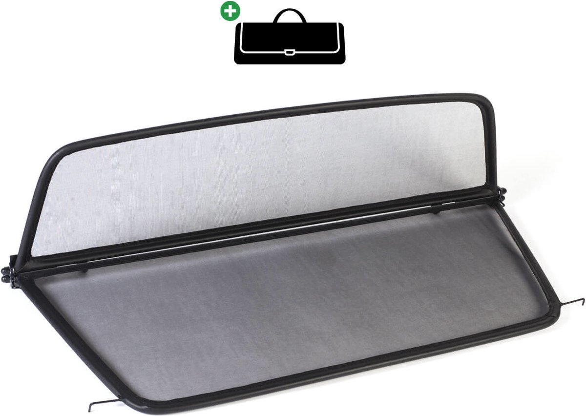 Windscherm BMW 3-Serie E36 | 1993-1999 | incl. luxe opbergtas | Zwart