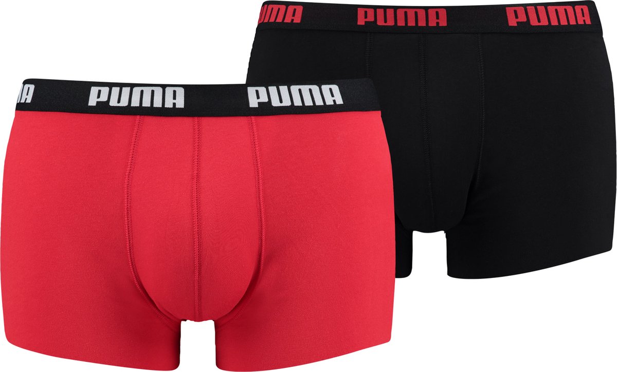 Puma - Basic Boxer 2P - Rood - Heren - maat  S