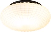 QAZQA nohmi - Klassieke Plafondlamp - 1 lichts - Ø 23 cm - Wit - Woonkamer | Slaapkamer | Keuken