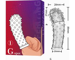 G-Spot Vinger sleeve Siliconen NR1