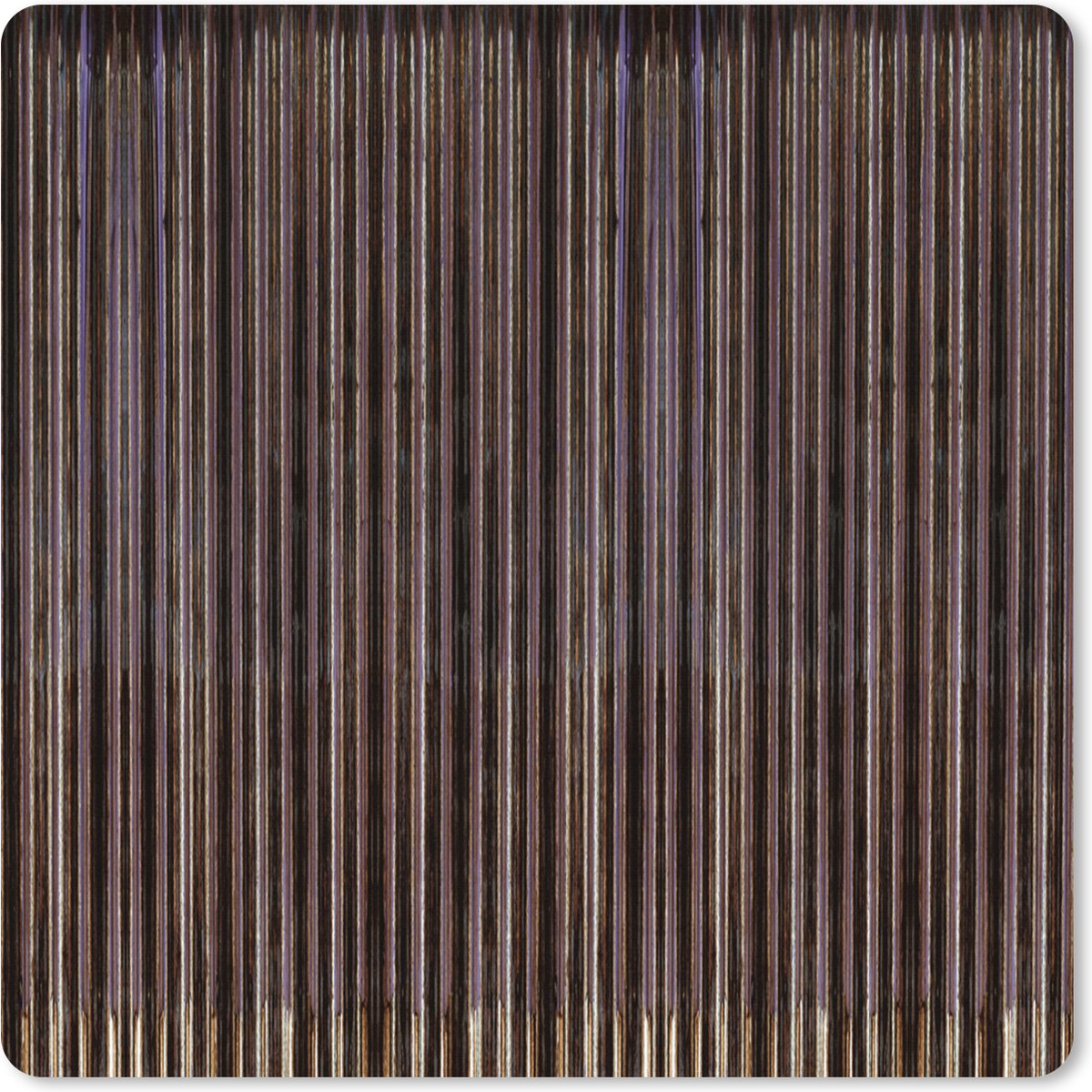 Muismat XXL 60x60 cm - Bureau onderlegger - Bureau mat Golfplaat - Roest print - Industrieel - Patronen - Bureaumat - Gaming mousepad xl - Bureaulegger groot - Computer deskmat