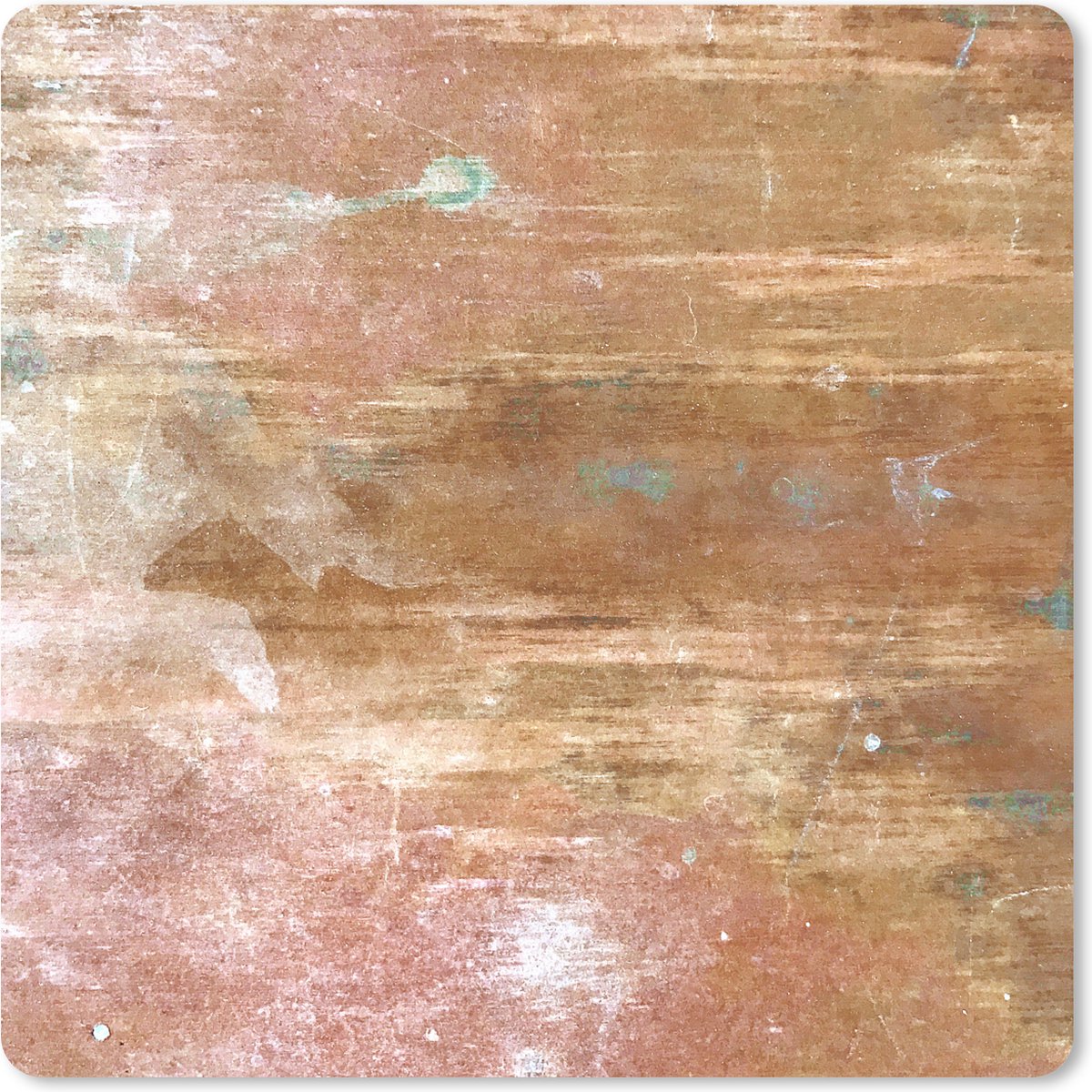 Muismat XXL 60x60 cm - Bureau onderlegger - Bureau mat Roest - Brons - Metaal - Bureaumat - Gaming mousepad xl - Bureaulegger groot - Computer deskmat