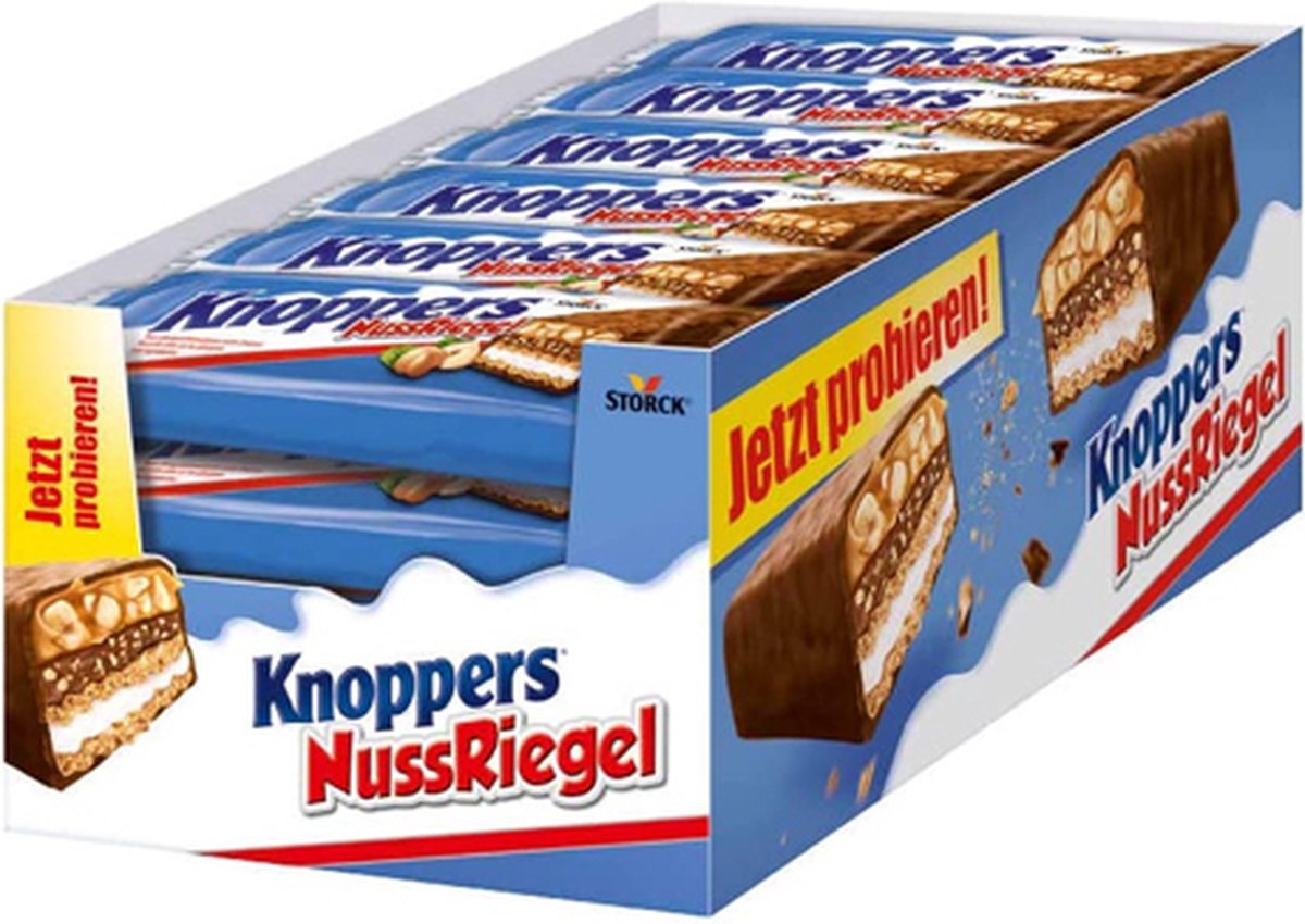 Knoppers Nut Bar 24 Repen bol