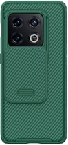Telefoonhoesje geschikt voor OnePlus 10 Pro - Nillkin CamShield Pro Case - Groen