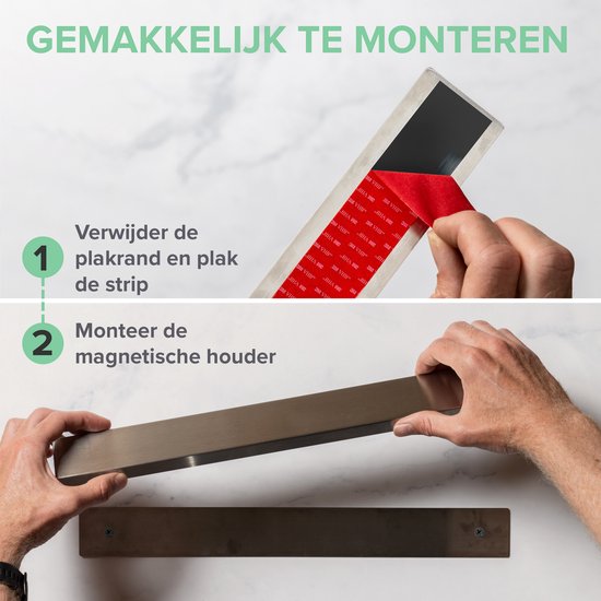 Magnetische messenhouder Messenmagneetstrips Messenmagneet Messenblok messen aan de