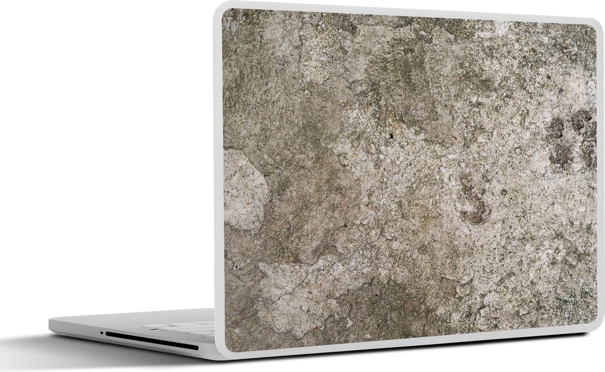 Laptop sticker - 10.1 inch - Roest print - Stenen - Leisteen - Beton print - 25x18cm - Laptopstickers - Laptop skin - Cover