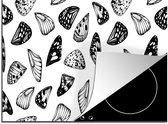 KitchenYeah® Inductie beschermer 59x51 cm - Vlinder - Vleugels - Patronen - Kookplaataccessoires - Afdekplaat voor kookplaat - Inductiebeschermer - Inductiemat - Inductieplaat mat