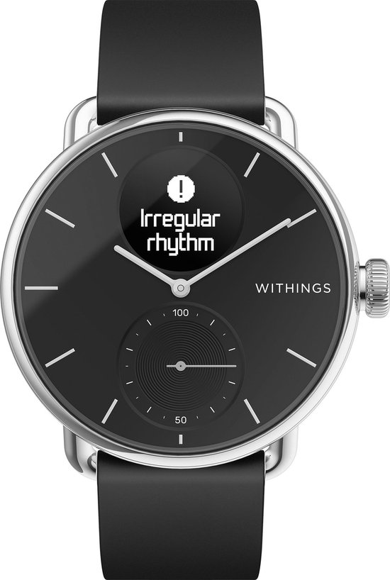 Withings Scanwatch Hybrid Smartwatch - 38 mm -Zwart