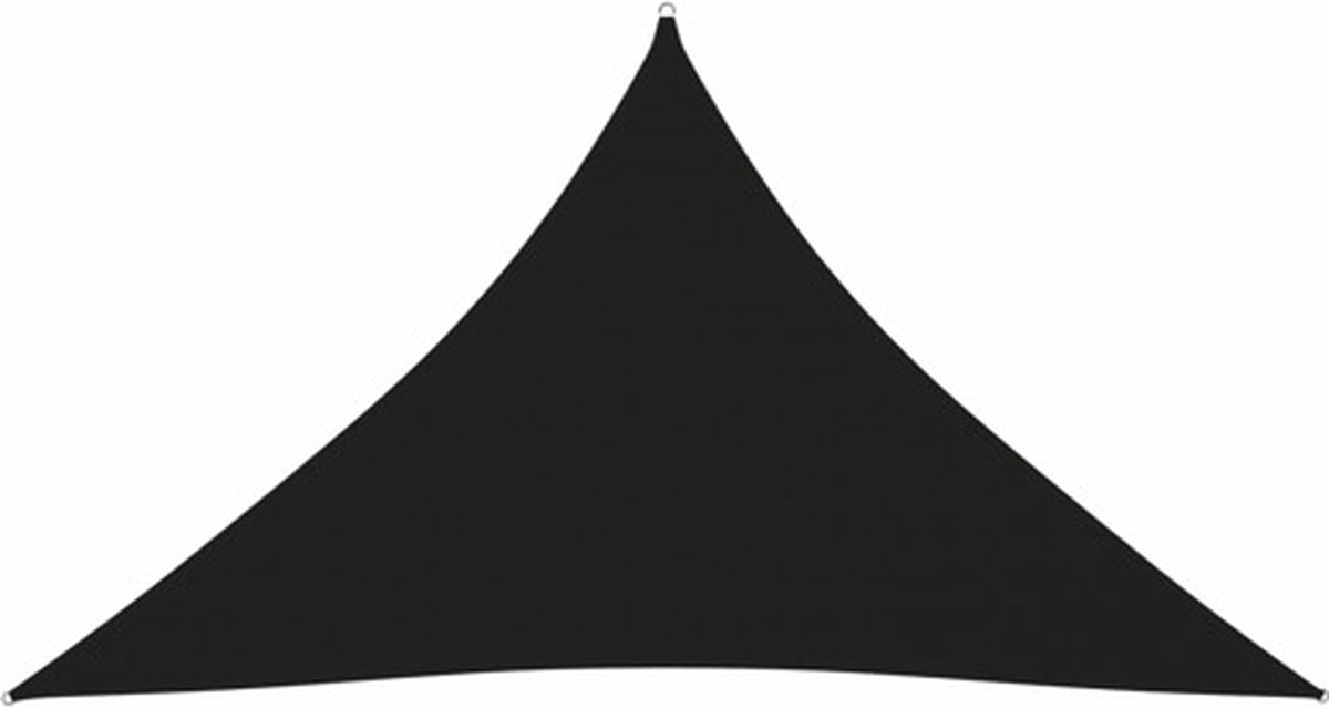 vidaXL Zonnescherm driehoekig 4x4x5.8 m oxford stof zwart