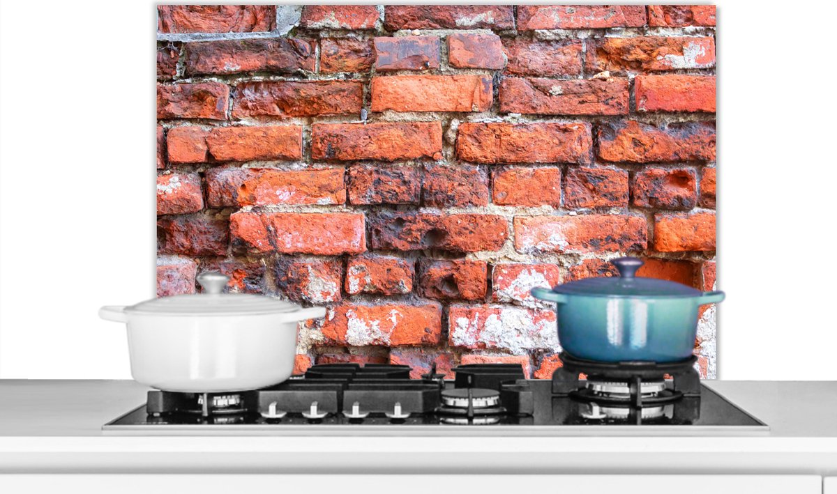 Spatscherm - Metselen - Spatwand- Muur - Koken - Baksteen - Keuken achterwand - 90x60 cm