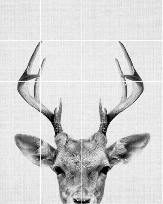 IXXI Print 38 Deer - Wanddecoratie - Abstract - 80 x 100 cm