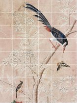 IXXI Chinoiserie - Wanddecoratie - Dieren en insecten - 120 x 160 cm