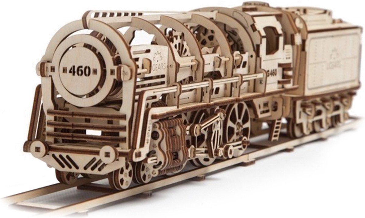 Ugears Modelbouw Hout Locomotief — afbeelding 22