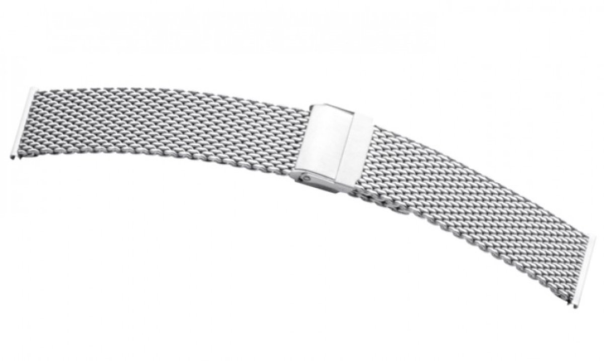 Horlogeband Milanaise - StaaL - 22mm