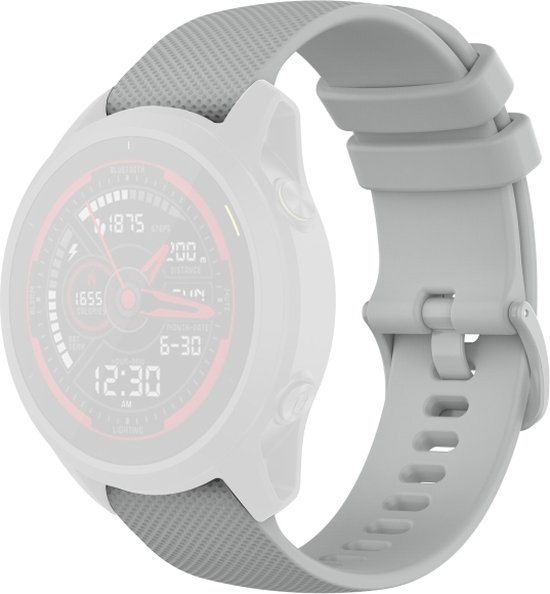 Bracelet en Siliconen (gris), adapté à Garmin Forerunner 745