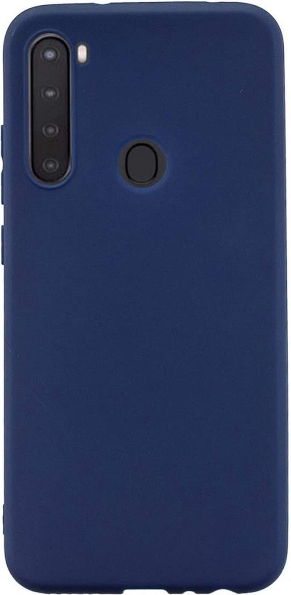 LuxeBass Hoesje geschikt voor Samsung Galaxy Note 10 Lite - Siliconen hoesje - Kunststof - Soft cover - Blauw - telefoonhoes - gsm hoes - gsm hoesjes