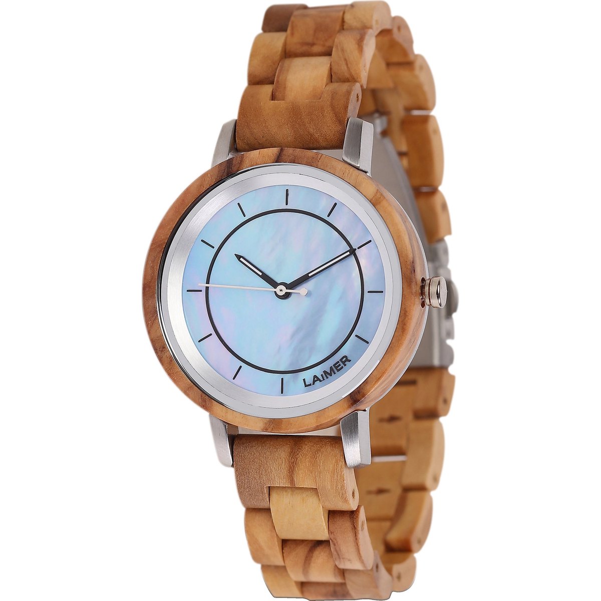 Disclaimer dames horloges quartz analoog One Size Olvijfhout 32015171