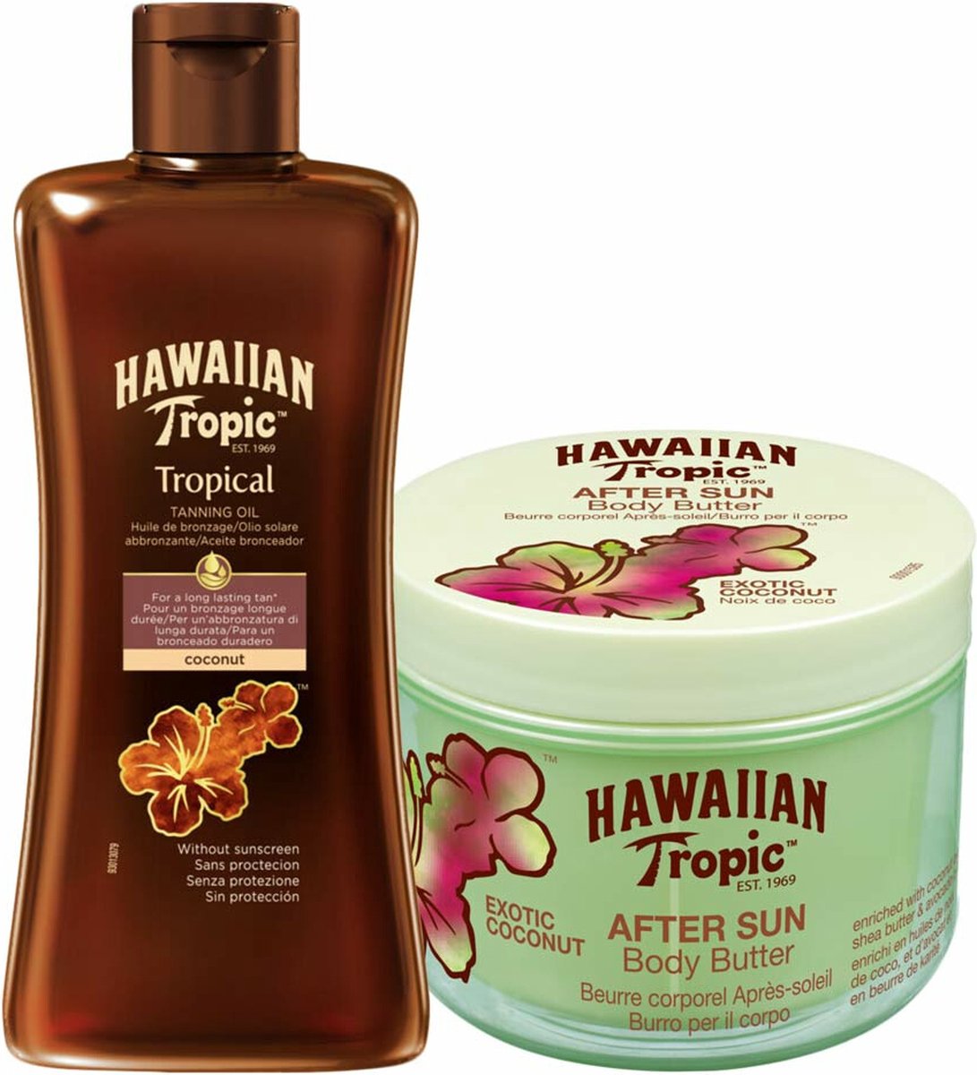 Hawaiian Tropic Tanning Pakket