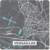 Muismat Klein - Plattegrond – Versailles – Stadskaart – Kaart – Frankrijk - 20x20 cm