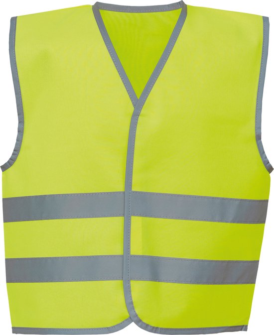 Gilet de sécurité YOKO jaune enfant de 10 à 12 ans