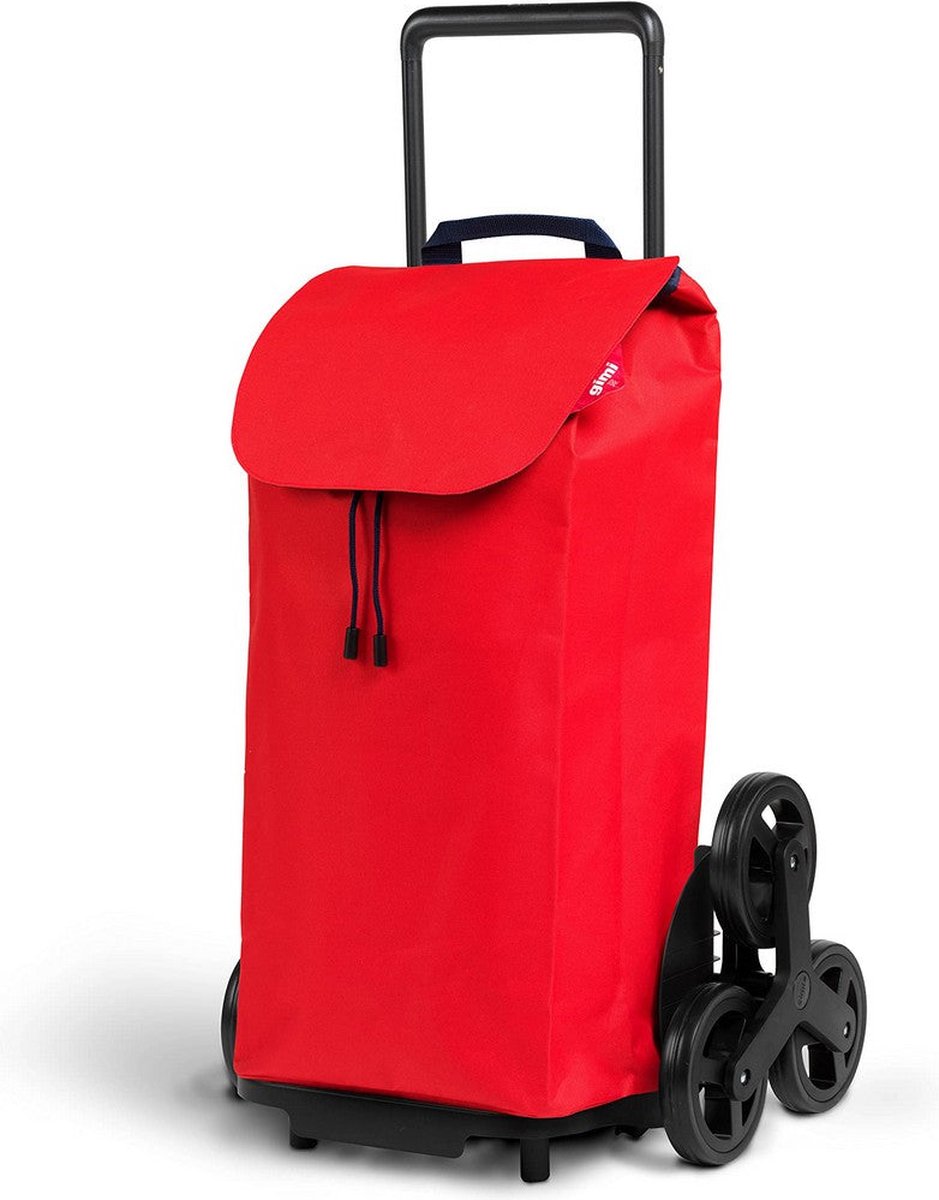 Vileda Gimi Boodschappentrolley 52L 51x44x96 cm Rood/Zwart