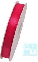 Taftband Stofband, Shocking Pink, 241- Breedte 25mmcm - m lang - Breedte 25mm cm