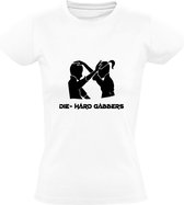 Die hard gabbers Dames T-shirt - muziek - dansen - gabber - dans