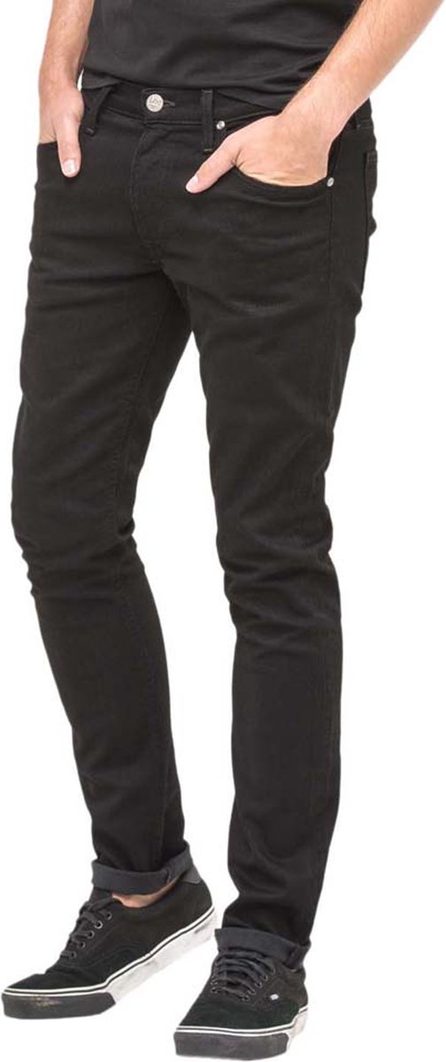 LEE Luke Jeans Heren Clean W28 X L32 Zwart