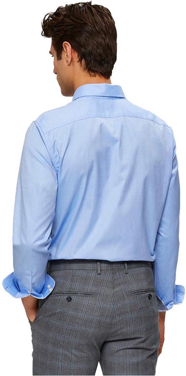 SELECTED Slim New Mark Lange Mouwen Overhemd Heren - Light Blue - S