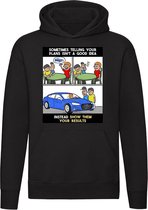 Laat je resultaten zien Hoodie - auto - toekomst - plannen - motivatie - vertellen - trui - sweater - capuchon
