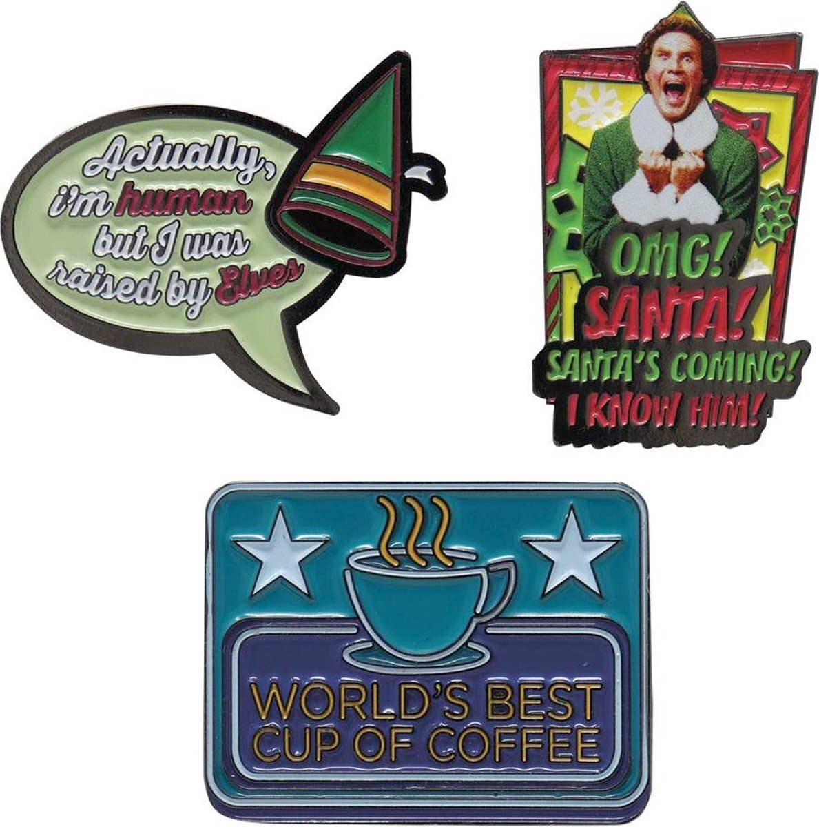 FaNaTtik Elf Pin Badge Set Limited Edition Multicolours